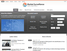 Tablet Screenshot of machinery-surveillance.eu